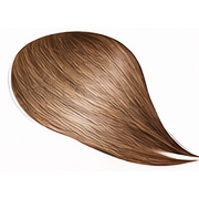 Dark blonde hair color swatch on a white background