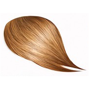 Light auburn hair color swatch on a white background