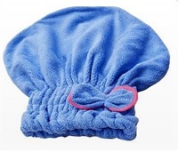 hair drying cap blue