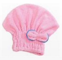 hair drying cap pink